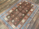 Indian Rug Hand Knotted Oriental Rug Fine Nepali 5'7x3'7