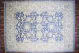 Indian Rug Hand Knotted Oriental Rug Fine Oushak 10'0x13'7