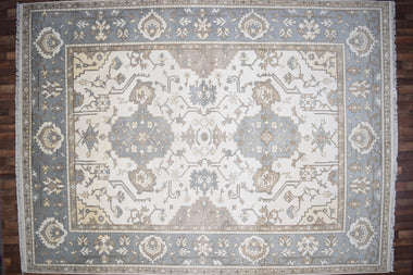 Indian Rug Hand Knotted Oriental Rug Fine Oushak 10'2x13'10