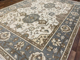 Indian Rug Hand Knotted Oriental Rug Fine Oushak 10'2x13'10