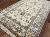 Indian Rug Hand Knotted Oriental Rug Fine Oushak 3'0x5'0