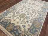 Indian Rug Hand Knotted Oriental Rug Fine Oushak 3'0x5'0