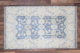 Indian Rug Hand Knotted Oriental Rug Fine Oushak 3'0x5'0