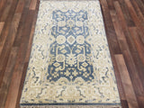 Indian Rug Hand Knotted Oriental Rug Fine Oushak 3'0x5'0