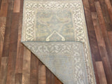 Indian Rug Hand Knotted Oriental Rug Fine Oushak 3'1x5'0