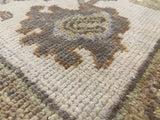 Indian Rug Hand Knotted Oriental Rug Fine Oushak 6'3x9'3