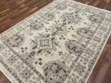 Indian Rug Hand Knotted Oriental Rug Fine Oushak 7'0x5'2