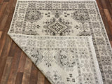 Indian Rug Hand Knotted Oriental Rug Fine Oushak 7'0x5'2