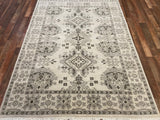 Indian Rug Hand Knotted Oriental Rug Fine Oushak 7'0x5'2