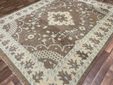 Indian Rug Hand Knotted Oriental Rug Fine Oushak 8'3x10'0