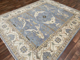 Indian Rug Hand Knotted Oriental Rug Fine Oushak 9'10x8'0