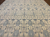 Indian Rug Hand Knotted Oriental Rug Fine Oushak Turkish Knot 14'8x11'11