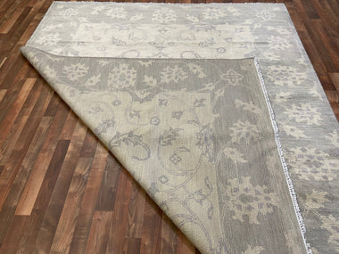 Indian Rug Hand Knotted Oriental Rug Fine Oushak Turkish Knot 8'5x10'1