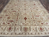 Indian Rug Hand Knotted Oriental Rug Fine Peshawar 10'0x8'2