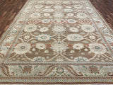Indian Rug Hand Knotted Oriental Rug Fine Peshawar 11'10x9'1