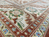 Indian Rug Hand Knotted Oriental Rug Fine Peshawar 11'10x9'1
