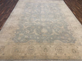 Indian Rug Hand Knotted Oriental Rug Fine Peshawar 11'9x9'0