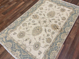 Indian Rug Hand Knotted Oriental Rug Fine Peshawar 3'8x6'0