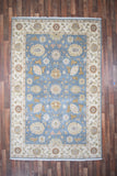 Indian Rug Hand Knotted Oriental Rug Fine Peshawar 6'0x9'3