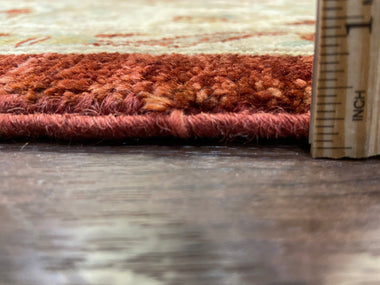 Indian Rug Hand Knotted Oriental Rug Fine Peshawar 7'10x10'0