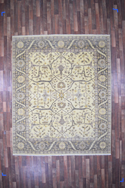 Indian Rug Hand Knotted Oriental Rug Fine Peshawar 7'10x9'6