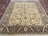 Indian Rug Hand Knotted Oriental Rug Fine Peshawar 7'10x9'6