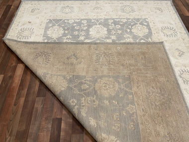 Indian Rug Hand Knotted Oriental Rug Fine Peshawar 7'9x9'8