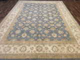 Indian Rug Hand Knotted Oriental Rug Fine Peshawar 8'10x11'9