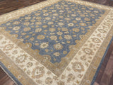 Indian Rug Hand Knotted Oriental Rug Fine Peshawar 8'10x11'9