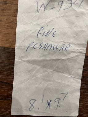 Indian Rug Hand Knotted Oriental Rug Fine Peshawar 8'1x9'7