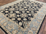 Indian Rug Hand Knotted Oriental Rug Fine Peshawar 9'0x11'10
