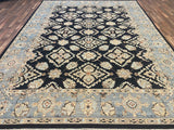 Indian Rug Hand Knotted Oriental Rug Fine Peshawar 9'0x11'10