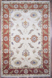 Indian Rug Hand Knotted Oriental Rug Fine Peshawar 9'10x6'6