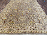 Indian Rug Hand Knotted Oriental Rug Fine Peshawar 9'1x12'2