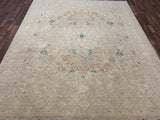 Indian Rug Hand Knotted Oriental Rug Fine Peshawar 9'8x8'0