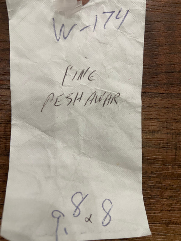 Indian Rug Hand Knotted Oriental Rug Fine Peshawar 9'8x8'0