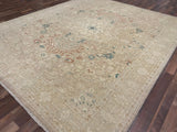 Indian Rug Hand Knotted Oriental Rug Fine Peshawar 9'8x8'0
