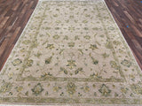 Indian Rug Hand Knotted Oriental Rug Fine Peshawar 9'9x6'5