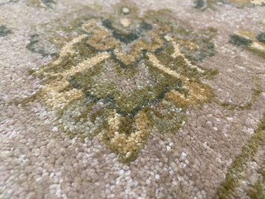 Indian Rug Hand Knotted Oriental Rug Fine Peshawar 9'9x6'5