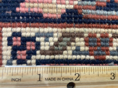 Indian Rug Hand Knotted Oriental Rug Fine Sarouk 5'2x3'0