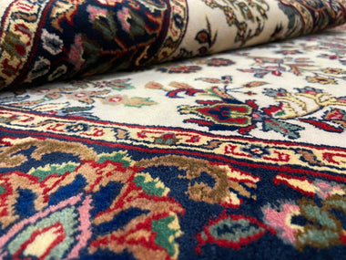 Indian Rug Hand Knotted Oriental Rug Fine Sarouk 6'3x3'10