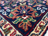 Indian Rug Hand Knotted Oriental Rug Fine Sarouk 6'3x3'10