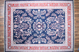 Indian Rug Hand Knotted Oriental Rug Fine Sarouk 9'2x12'0