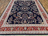 Indian Rug Hand Knotted Oriental Rug Fine Sarouk 9'2x12'0