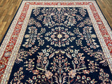 Indian Rug Hand Knotted Oriental Rug Fine Sarouk 9'2x12'0