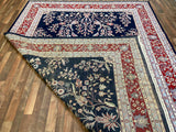 Indian Rug Hand Knotted Oriental Rug Fine Sarouk 9'2x12'0