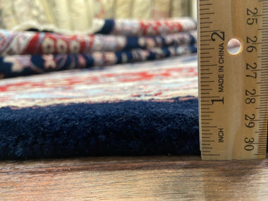 Indian Rug Hand Knotted Oriental Rug Fine Sarouk 9'2x12'0