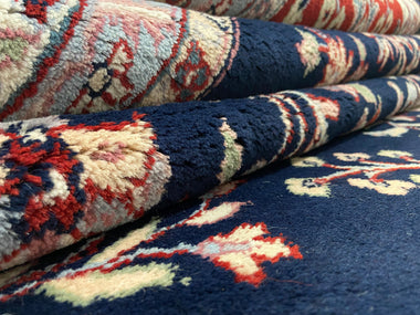 Indian Rug Hand Knotted Oriental Rug Fine Sarouk 9'2x12'0