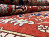 Indian Rug Hand Knotted Oriental Rug Fine Serapi 10'2x8'1
