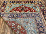 Indian Rug Hand Knotted Oriental Rug Fine Serapi 10'2x8'1